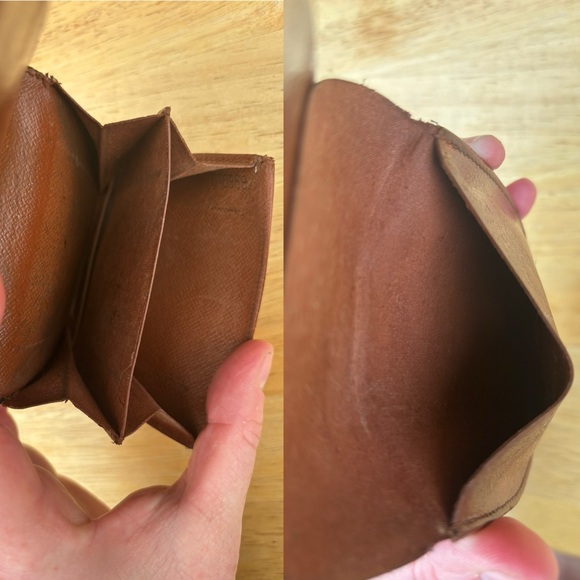 Authentic Louis Vuitton Brown Monogram Coin Pouch - Picture 14 of 16